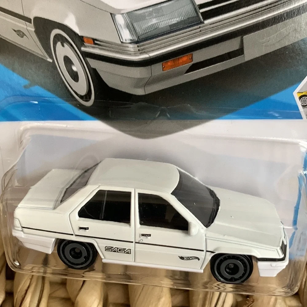 White Proton Saga Car Hot Wheels 2025 Hotwheels